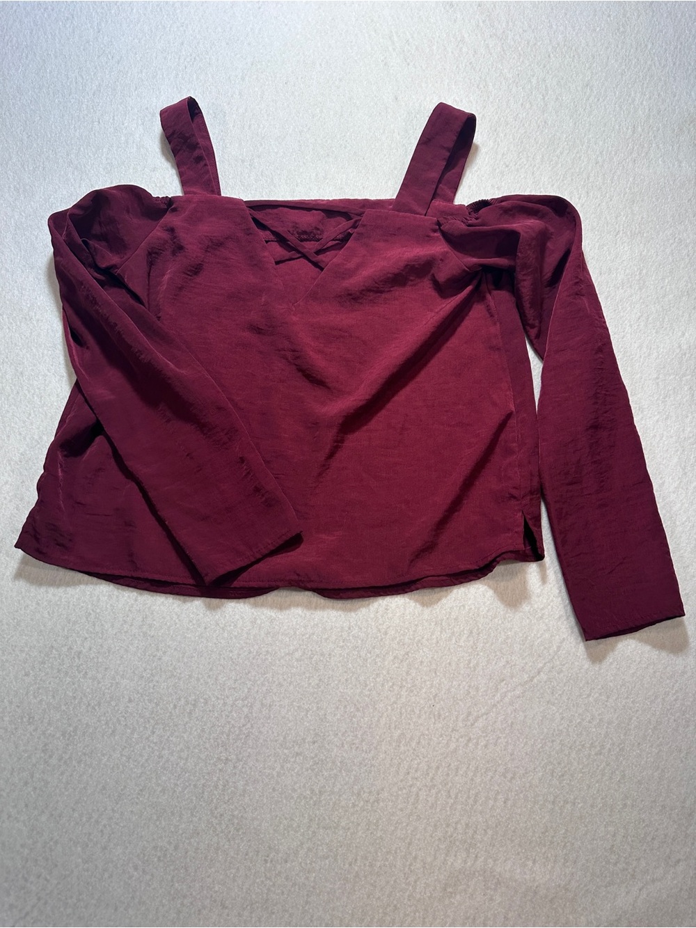 Harlowe & Graham Coral-Red Wide Strap Camisole with Back Strap Accent size XS